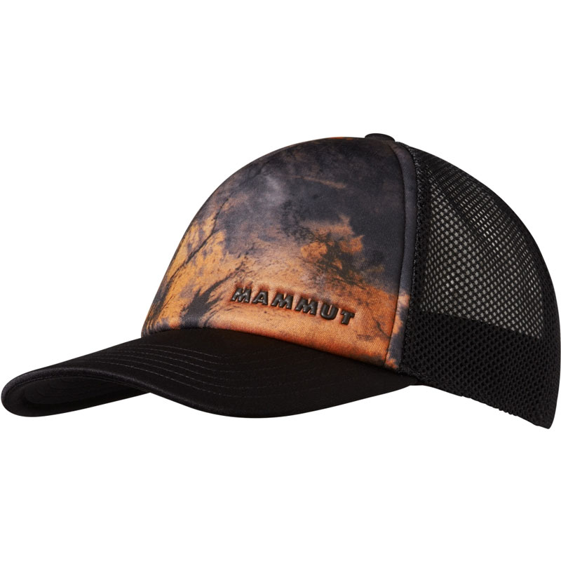 šiltovka MAMMUT CRAG CAP SENDER Black-Tangerine S-M