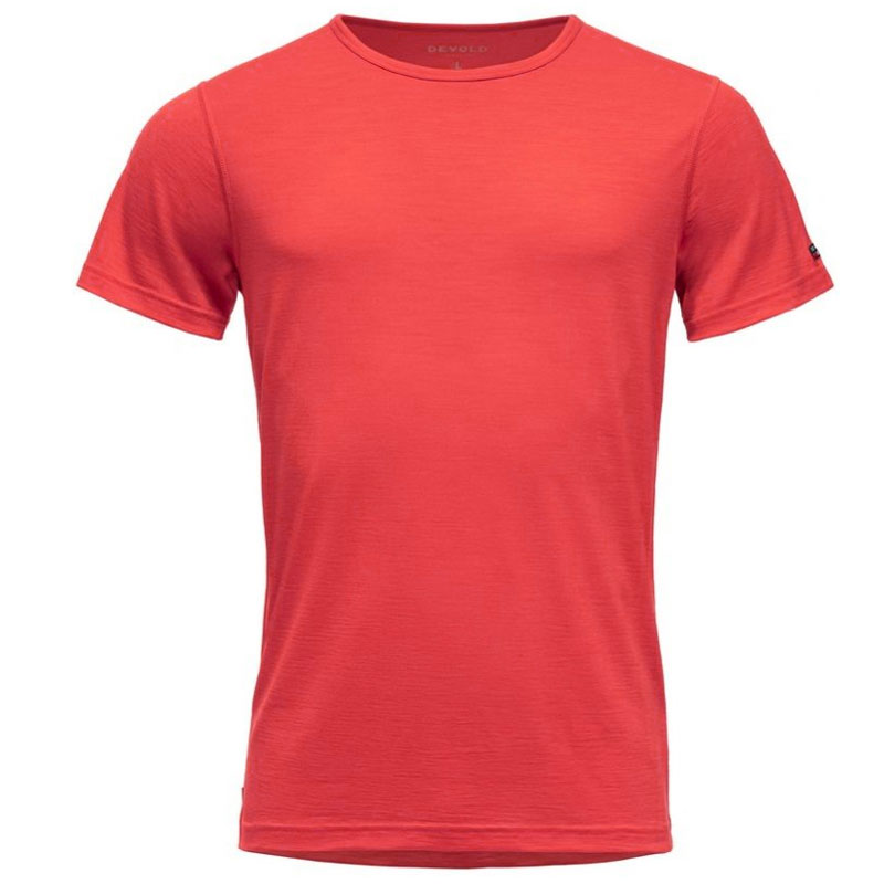 tričko DEVOLD BREEZE Merino 150 T-Shirt Man Cayenne M