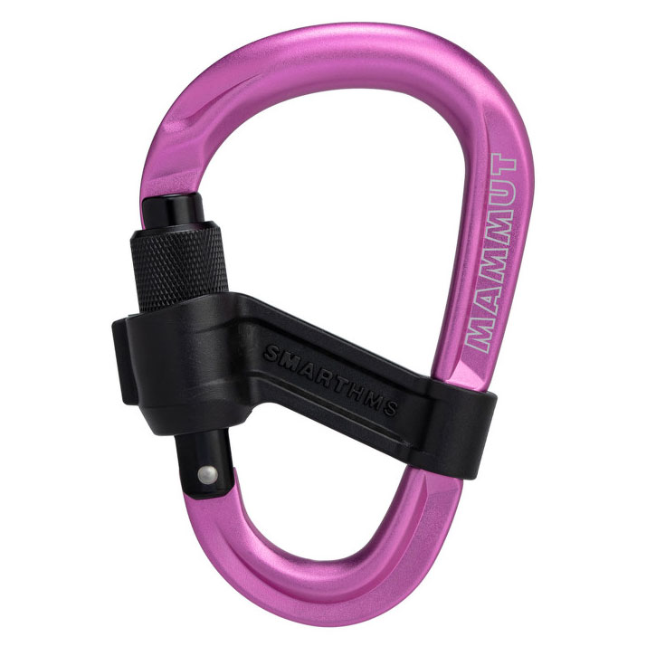 karabína MAMMUT SMART HMS 2.0 ScrewGate Pink