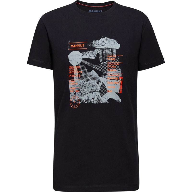 tričko MAMMUT MASSONE T-Shirt Men Rocks Black M