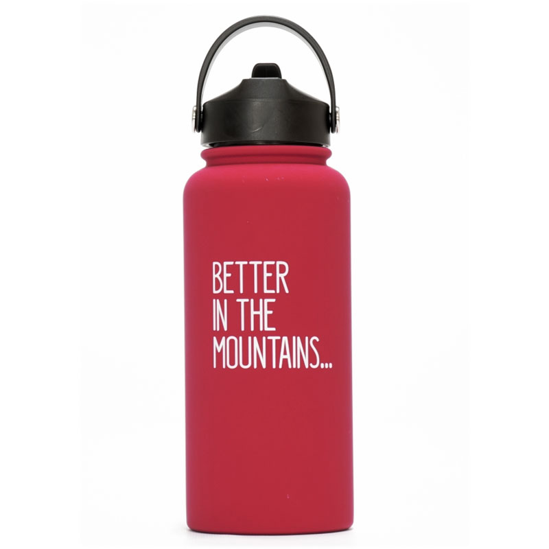 termo fľaša TSL Outdoor Isothermal Bottle Stainless Steel 950ml Red