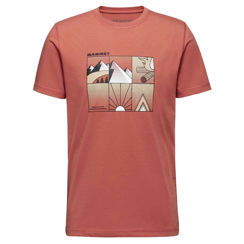 tričko MAMMUT CORE T-Shirt Men Outdoor Brick M