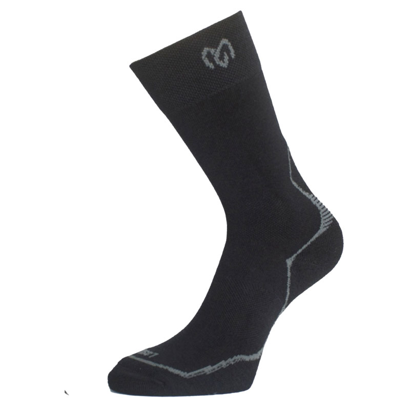 ponožky LASTING WAI 900 Black L (42-45)