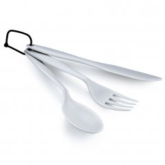 příbor GSI Outdoors Tekk Cutlery Set Eggshell