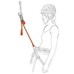 odsedávací smyčka PETZL CONNECT ADJUST Orange