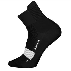 ponožky MAMMUT ALL-MOUNTAIN Targeted Cushion QUARTER Socks Black-White 45-47