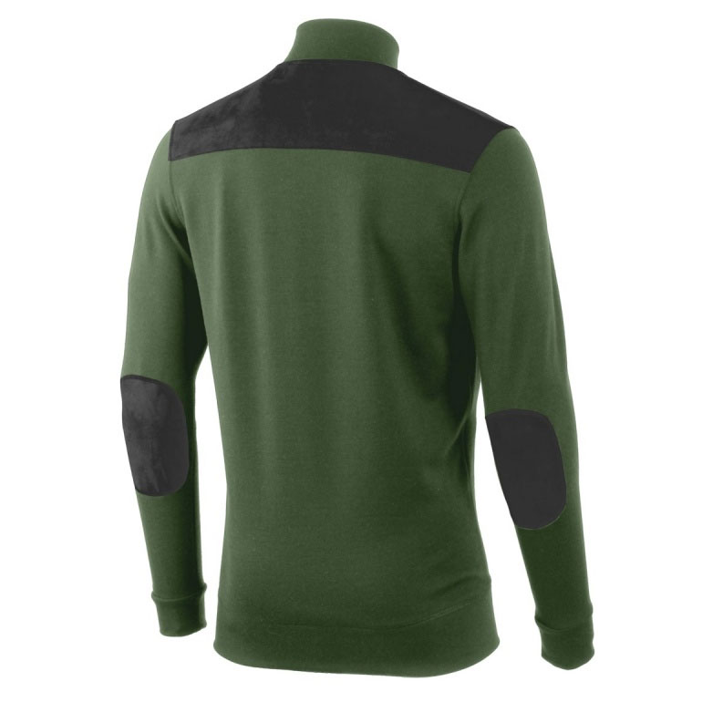 mikina LASTING HUBERT Merino Wool 260g Men Black