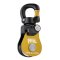 kladka s otočným závesom PETZL SPIN S1 OPEN Yellow/Black