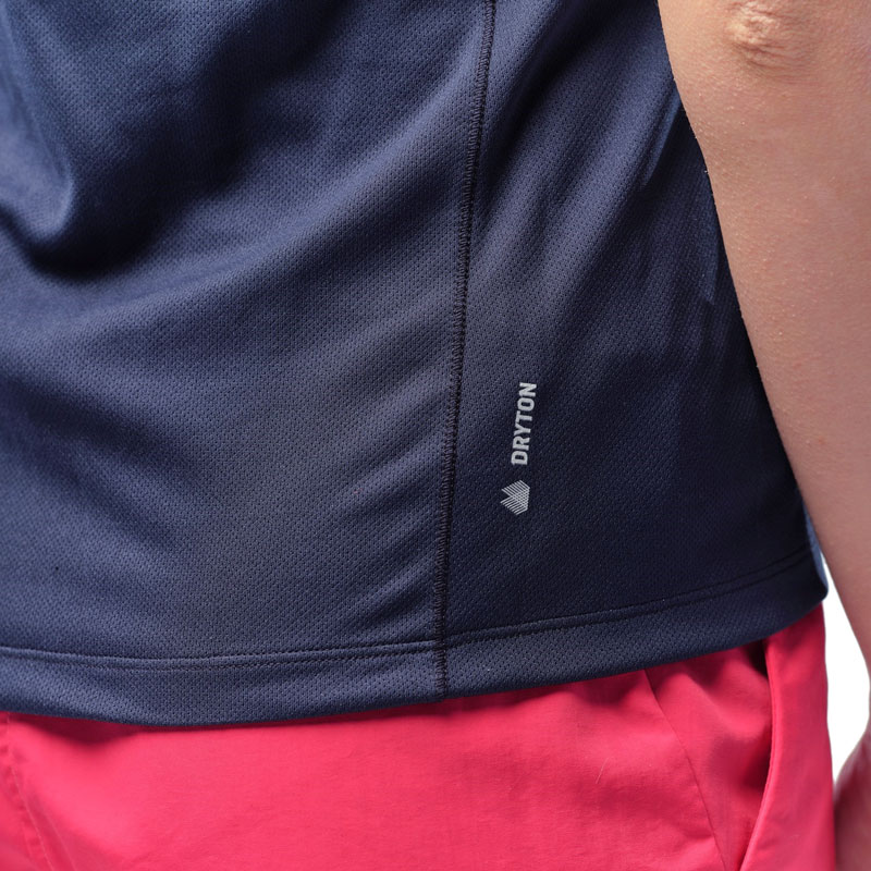 triko SALEWA SPORTY GRAPHIC DRY W S/S Tee Navy Blazer