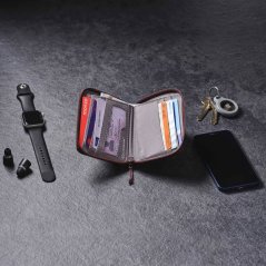 peněženka LIFEVENTURE RFiD BI-FOLD WALLET Plum