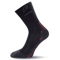 ponožky LASTING WHI 900 Black-Red L (42-45)