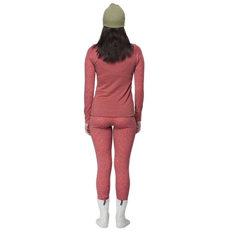 tričko DEVOLD DUO ACTIVE MERINO 205 SHIRT Woman Marsala