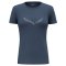 triko SALEWA SOLID DRY W T-Shirt Premium Navy Melange