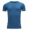triko DEVOLD BREEZE Merino 150 T-Shirt Man Blue Melange
