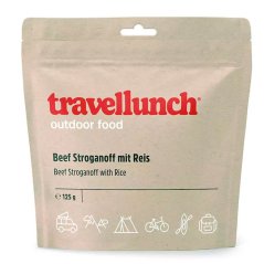 jedlo TRAVELLUNCH Hovädzie Stroganoff s ryžou 125g