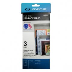 pouzdra LIFEVENTURE Loc-Top Storage Bags 3pack