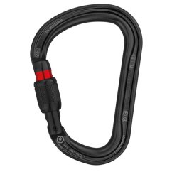 karabina PETZL WILLIAM SCREW-LOCK Black