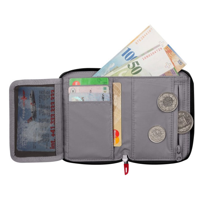 peňaženka MAMMUT ZIP Wallet Mélange Black