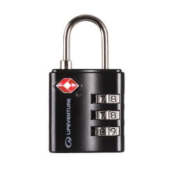 zámek LIFEVENTURE TSA COMBINATION LOCK Black