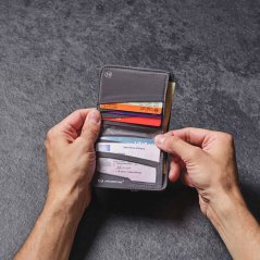 peněženka LIFEVENTURE RFiD COMPACT WALLET Grey