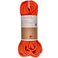 lano MAMMUT 8.7 ALPINE SENDER DRY 60m Vibrant Orange-Ocean