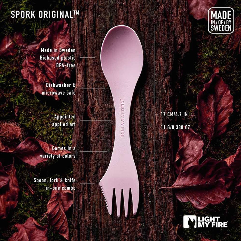 príbor LIGHT MY FIRE SPORK ORIGINAL 17cm SlatyBlack