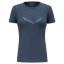 triko SALEWA SOLID DRY W T-Shirt Premium Navy Melange