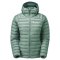 bunda MONTANE Womens Anti-Freeze Hoodie Jacket Pale Sage