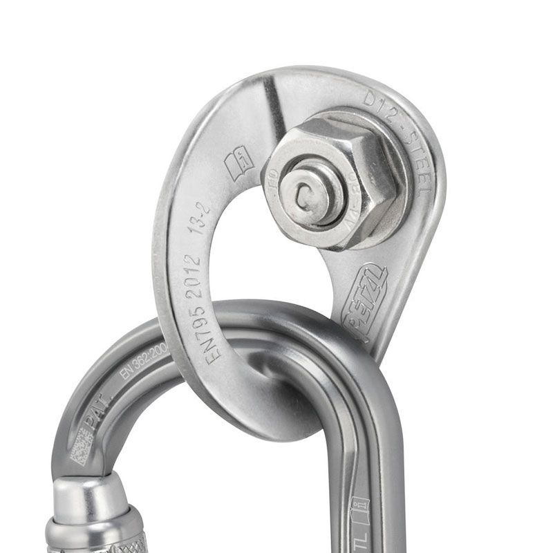 nýt s plaketou PETZL COEUR Bolt Steel 10mm