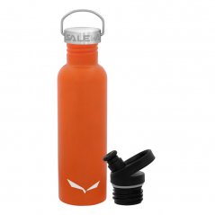 láhev SALEWA AURINO Stainless Steel Bottle 1 L Double Lid Orange