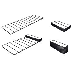 karimatka PINGUIN FOLD L ALU MAT Silver/Petrol