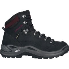 obuv LOWA Renegade GTX Mid Ws Black/Burgundy