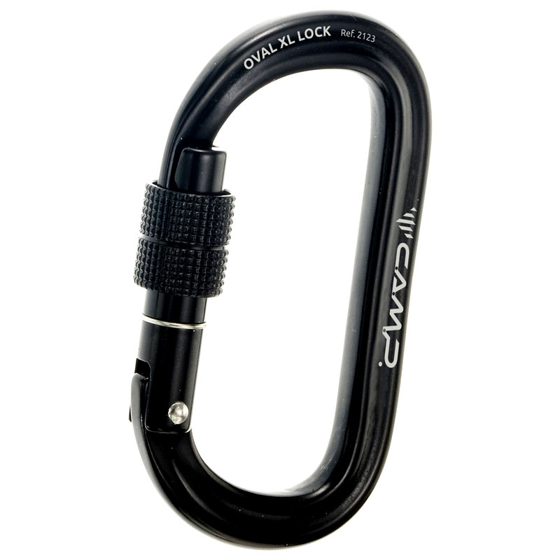 karabína CAMP OVAL XL LOCK Black