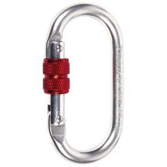 ocelová karabina CAMP OVAL STANDARD LOCK STEEL