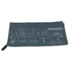 uterák PINGUIN MICRO TOWEL MAP Grey L (60x120cm)