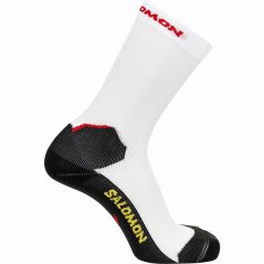 ponožky SALOMON Speedcross Crew 45-47 White/Deep Black