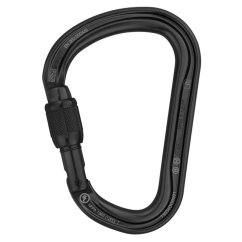 karabina PETZL WILLIAM SCREW-LOCK Black