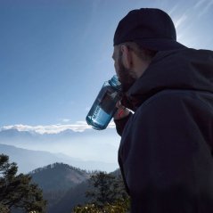 láhev LIFEVENTURE TRITAN FLASK 1 L Navy