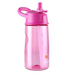 láhev LittleLife Flip-Top Bottle 550ml Pink