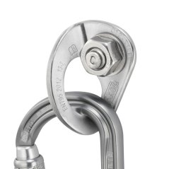 nit s plaketou PETZL COEUR Bolt Steel 12mm