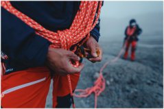 lano MAMMUT 9.5 CRAG CLASSIC 70m Vibrant Orange-White