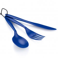 příbor GSI Outdoors Tekk Cutlery Set Blue
