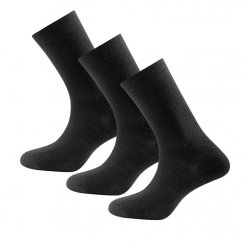 ponožky DEVOLD Daily Medium Sock 3 Pack 36-40 Black