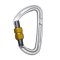 karabina SINGING ROCK COLT Screw Silver/Yellow