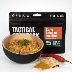 jedlo TACTICAL FOODPACK kuracie mäso na kari s ryžou 100g