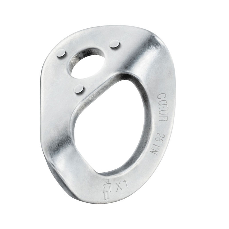 nýt s plaketou PETZL COEUR Bolt Steel 10mm