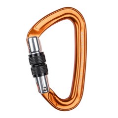 karabina GRIVEL PLUME NUT Screw Lock Orange