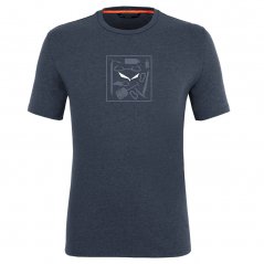 tričko SALEWA PURE BOX DRY M T-Shirt Onyx Melange