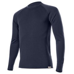 tričko s dlouhým rukávem LASTING WITY Merino Wool 260g Men Navy Blue