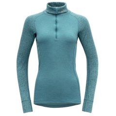 triko DEVOLD DUO ACTIVE MERINO 205 Zip Neck Woman Moon
